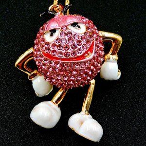 Cute Pink Crystal CANDY mm Necklace